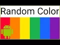 Generate a Random Color on Button Click - Android Studio Tutorial