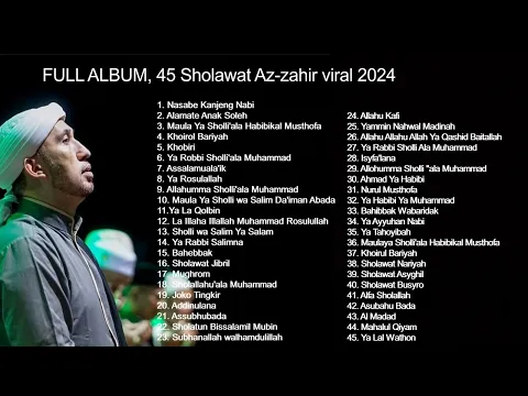 Download MP3 FULL ALBUM, 45 Sholawat Az-zahir viral 2024