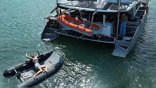 WHAT ELSE DID SHE BREAK on Our Aluminium Catamaran??