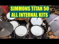 Simmons Titan 50 Electronic Drum Set - All Internal Sounds