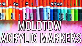 Swatching All My Molotow Markers Review - Are These The Best