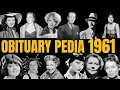 Famous Hollywood Celebrities We ve Lost in 1961 - Obituary in 1961