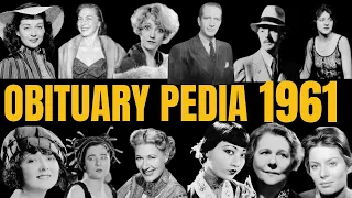 Famous Hollywood Celebrities We ve Lost in 1961 - Obituary in 1961