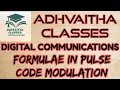 Pulse Code Modulation Formulae IES