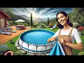 Best Pool Covers for Above Ground Pools 24 Ft Round Ground Swimming Pool Cover for Winter