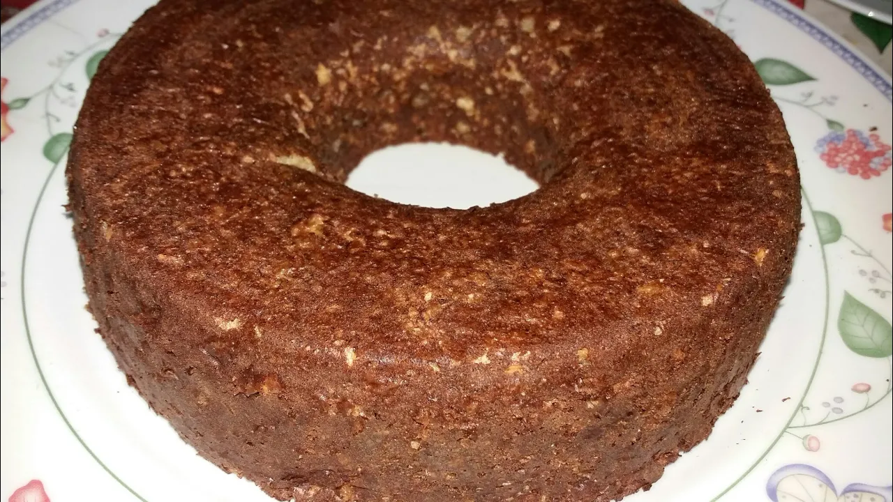 BOLO FIT DE AVEIA COM BANANAS SEM ÓLEO,SEM FARINHA SEM ÁGUA.#receitasnicia