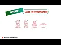 Level of Consciousness Alert Lethargic Stupor Obtunded Coma