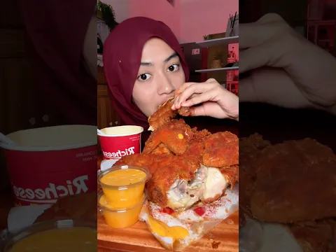 ricis satu ekor 🤤 #richeesefactory #ayam #firechicken