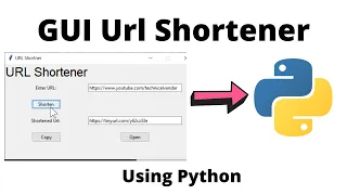 GUI Url Shortener using python