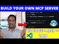 How to Build MCP Server in Python with VS Code Github Copilot Claude 3 5 Sonnet MCP Server