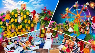 Barbie Doll All Day Routine In Indian Village/Sita Ki Kahani Part-389/Barbie Doll Bedtime Story