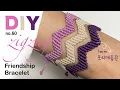 Zigzag macrame bracelet Pulsera de nudo soDIY