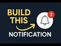 LIVE Build Notification Icon with Badge using Position Absolute CSS Magic