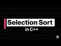 Selection Sort Program in C Time Complexity Dry Run Explanation Dev-e-lopment