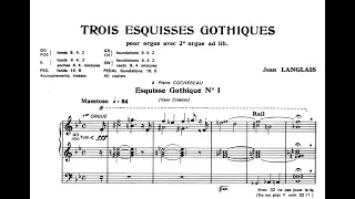 Download Jean Langlais plays Esquisse Gothique No.1 - (Score Video) MP3