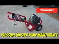 Troy-Bilt Pressure Washer Pump Repair
