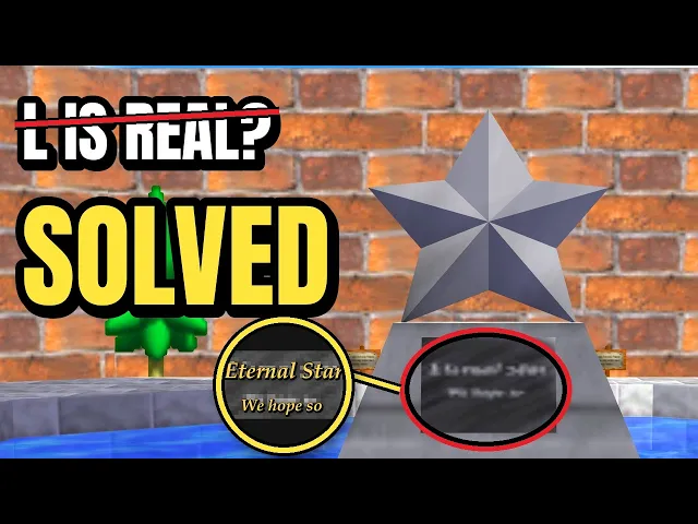 L is Real 2401 SOLVED: What Mario 64's Plaque Really Says
