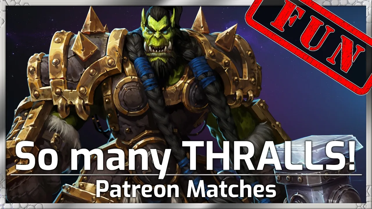 FUN ARAM! Sooo many THRALLS! - Patreon Match - Heroes of the Storm