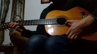موسيقى نهاية فيلم ملاكي اسكندرية على الجيتار  دندنها
