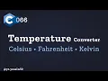 Temperature Converter in C Celsius Fahrenheit Kelvin Bangla Tutorial