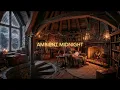 🦉 Cozy Weasley Secret Attic | Crackling Fireplace & Howling Blizzard | Harry Potter ASMR Ambience