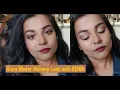 GLAM Winter Makeup Look with DENIM outfit l Drugstore Products l Super easy tutorial l By Anumita