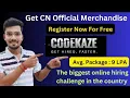 Coding Ninjas x Codekaze biggest online hiring challenge Free goodies and swags Shubham Y Shah
