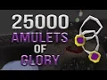 Loot From Charging 25 000 Amulets Of Glory