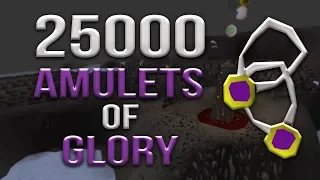 Loot From Charging 25 000 Amulets Of Glory