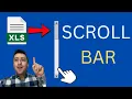 How to Create an Excel Scroll Bar Tutorial