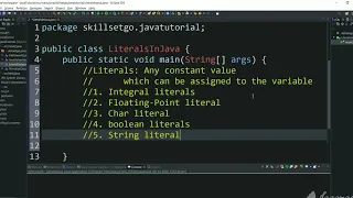 What are Java literals Integer literals in java Java tutorial for beginners part 4