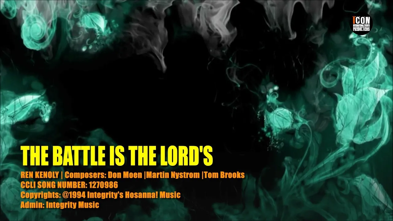 BATTLE IS THE LORD'S - RON KENOLY HD 1080p - Lyrics - #worshipandpraisesongs #worship #praise