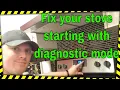 How to diagnose your stove through the control board Diagnostic Mode