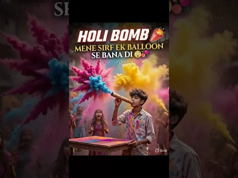 1 Balloon = ₹200 Holi Bomb? 🤯💥