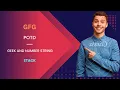 Geek and Number String GFG POTD 23-09-22 Explained