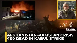 pakistan airstrike in kabul kills hundreds afghanistan claims conflict escalates