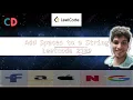 Adding Spaces to a String Leetcode 2109 Live coding session Strings Contest 272