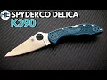 Spyderco Delica K390 Steel - Overview