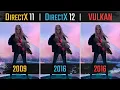 Dx11 vs Dx12 vs Vulkan 1080P 1440P and 4K Benchmarks