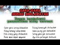 Lagu Lirik gara-gara sering sholawatan