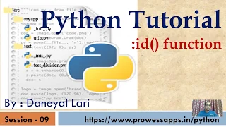 Python Tutorial for Beginners id function in Python