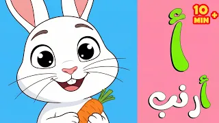 أنشودة الحروف   ألف أرنب يجري يلعب   تجميعة طويلة                        دندنها