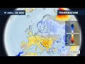 Monthly temperature forecast for Europe 2026