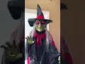 Home Depot 2024 animated spell casting witch Halloween animatronic all phrases