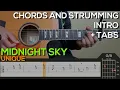 Lagu UNIQUE - Midnight Sky Guitar Tutorial [INTRO, CHORDS AND STRUMMING + TABS]