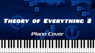 THEORY OF EVERYTHING 2 Piano Cover Geometry Dash 