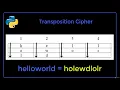 6 Transposition Cipher