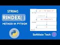MM Python String rindex Method A Comprehensive Guide with Examples