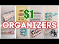 7 DOLLAR TREE DIY ORGANIZATION IDEAS EASY HACKS MULTIPURPOSE CRAFT ROOM KITCHEN PANTRY