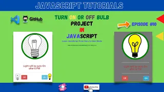 Turn on or off bulb using JavaScript Automatically turning light on and off according to time